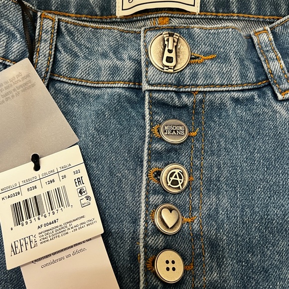 MOSCHINO Denim Pants: MO5CH1NO JEANS Womens Trousers - Picture 5 of 10